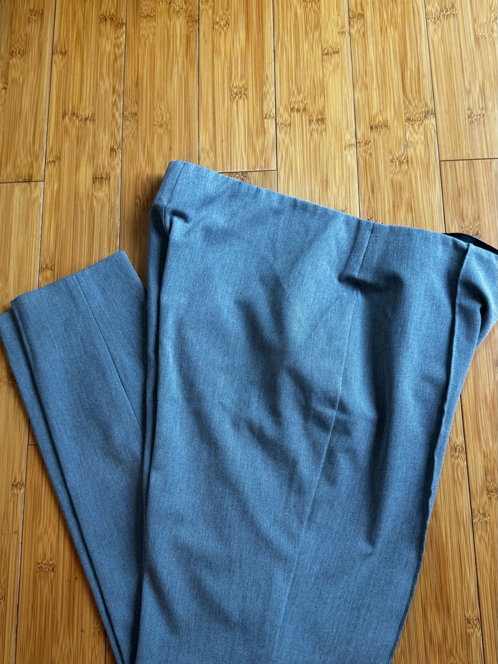 Vince Camuto Blue Boot-Cut Dress Pants